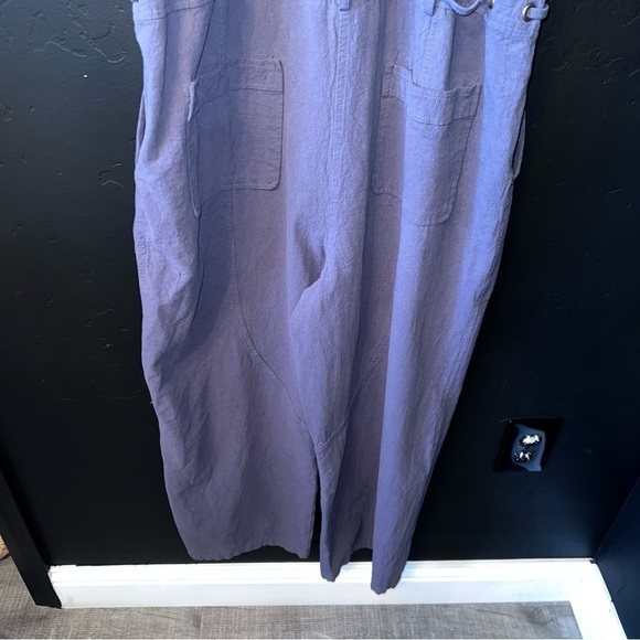 New Miou Muse Dolly Overalls Color: gray/ Blue Garmentory, Size:L - Picture 5 of 11